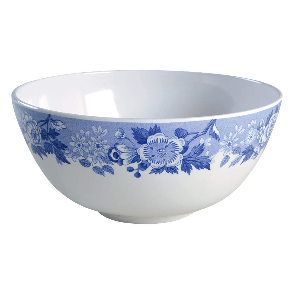 Blue Room Collection 11" Large Melamine Salad Serving Bowl by Spode-1