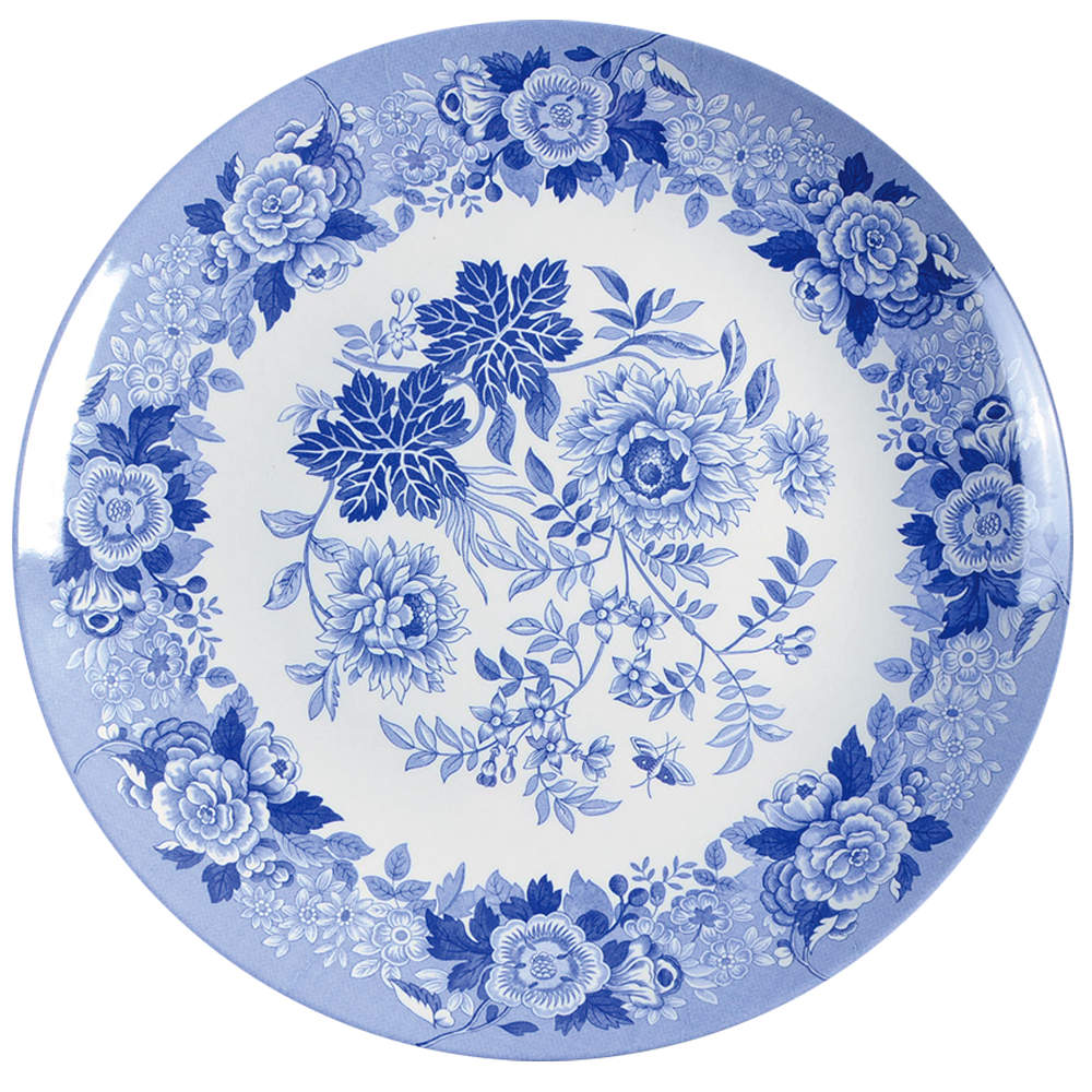 Blue Room Collection 14" Melamine Chop Plate (Round Platter) by Spode-1