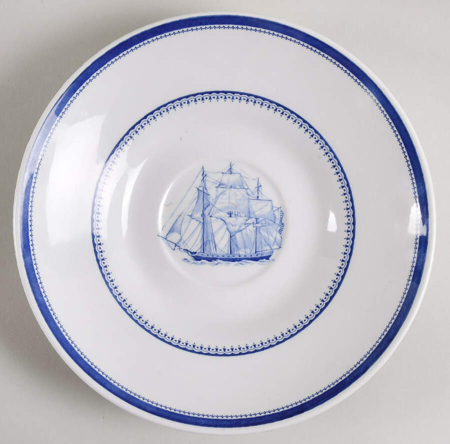 Blue Room Collection Saucer for Jumbo Cup by Spode-1