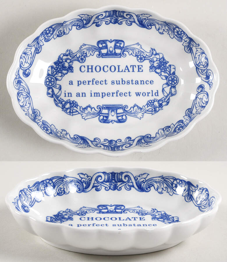 Blue Room Collection 6" Oval Tray by Spode-1