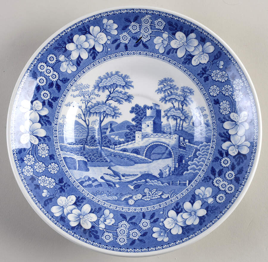 Blue Room Collection Saucer for Jumbo Cup by Spode-1