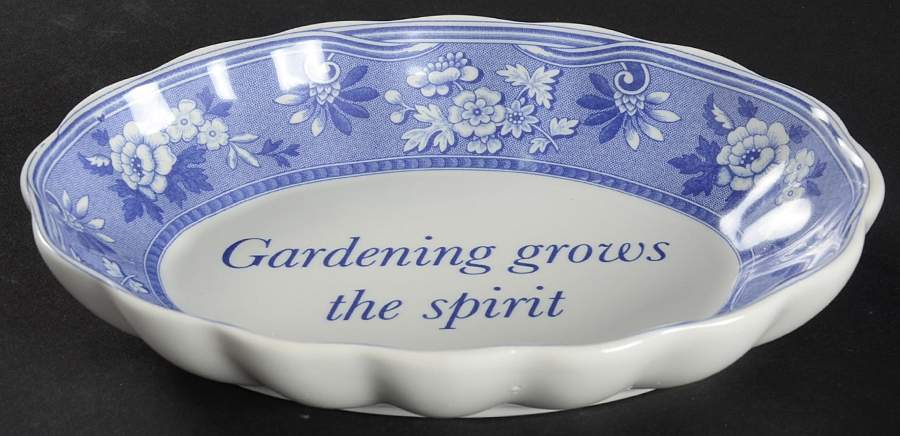 Blue Room Collection 6" Oval Fluted Dish by Spode-1