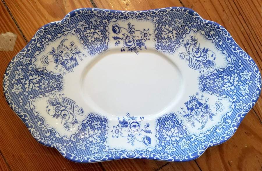 Blue Room Collection Underplate for Gravy Boat by Spode-1