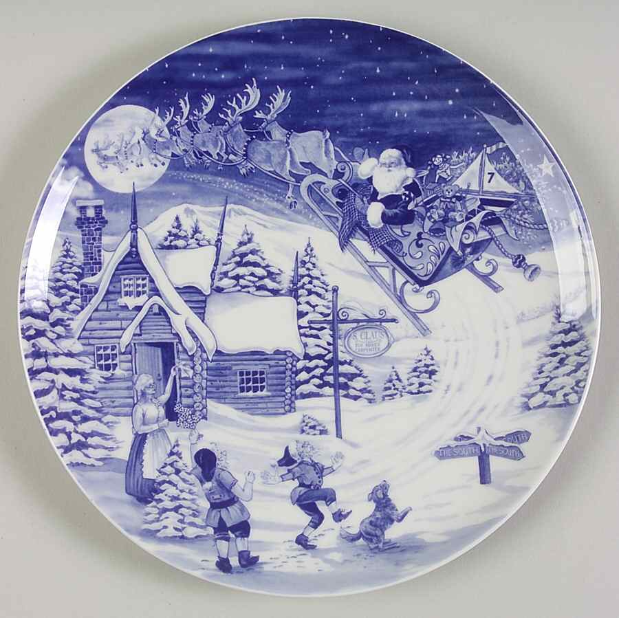 Blue Room Collection 2008 Annual Christmas Plate by Spode-1