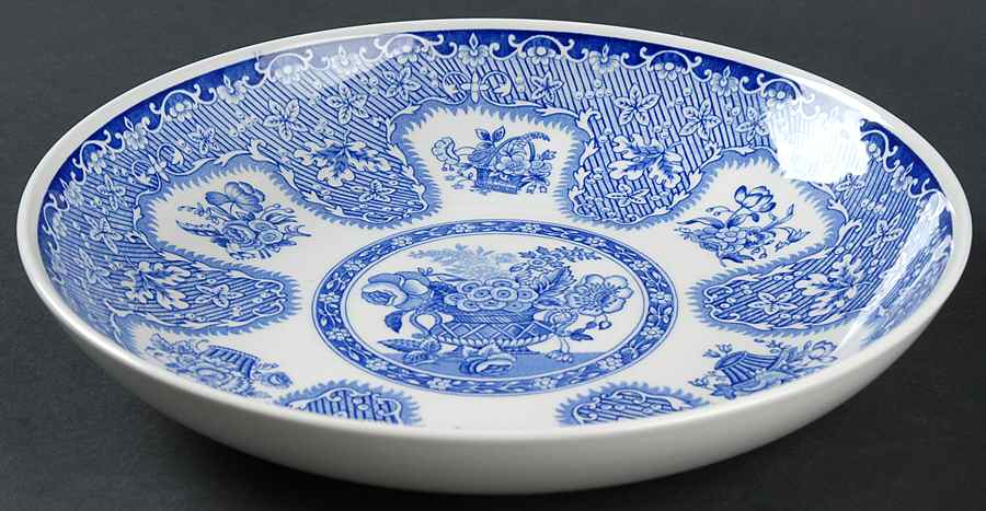 Blue Room Collection 8" Individual Pasta Bowl by Spode-1