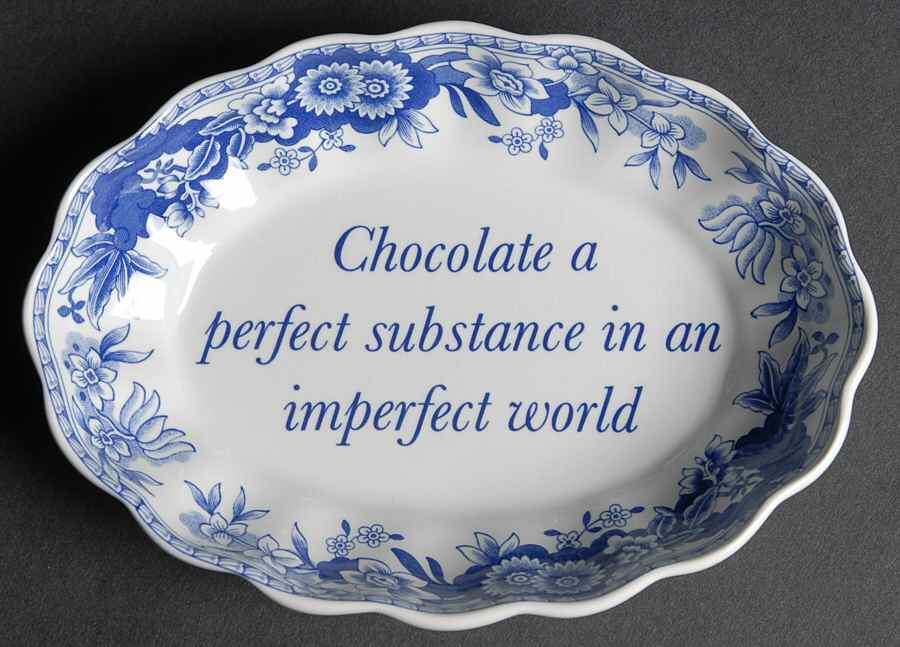 Blue Room Collection 6" Oval Tray by Spode-1