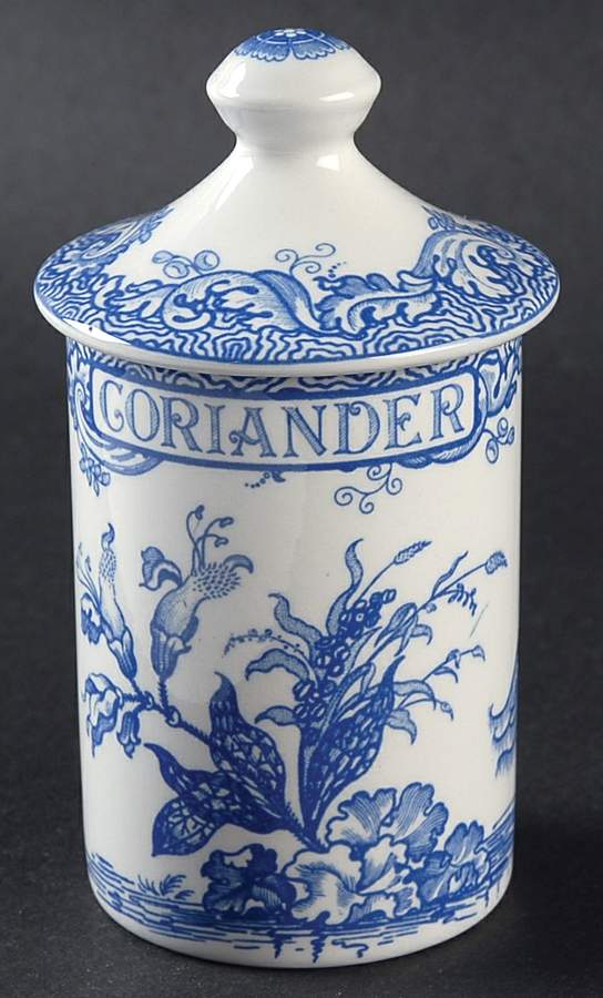 Blue Room Collection Spice Jar Set Individual Jar & Lid by Spode-1