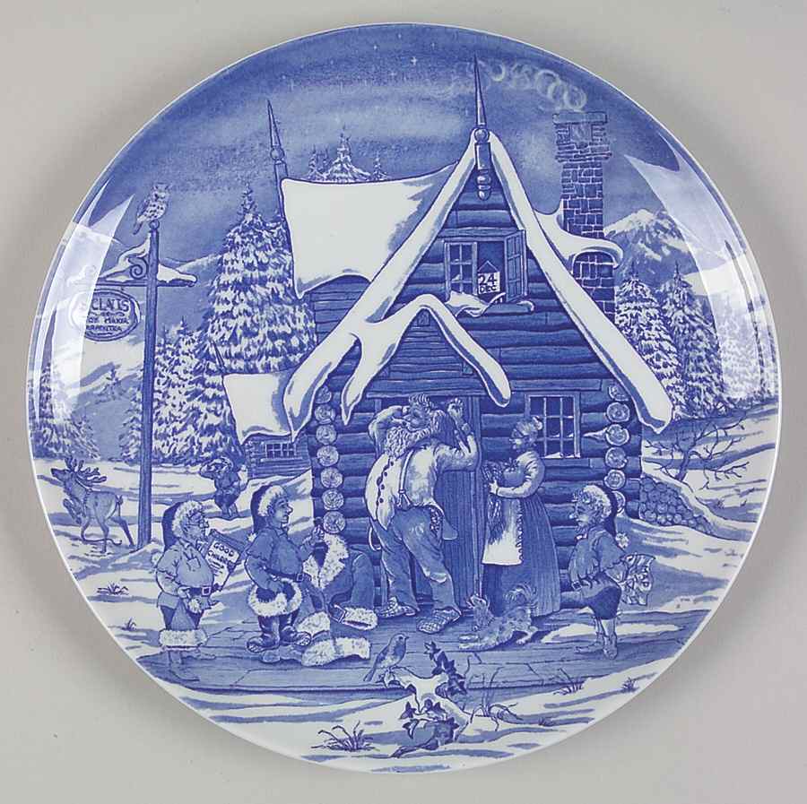 Blue Room Collection 2005 Annual Christmas Plate by Spode-1