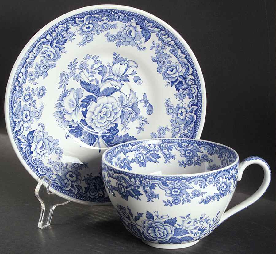 Blue Room Collection Jumbo Cup & Saucer Set by Spode-1
