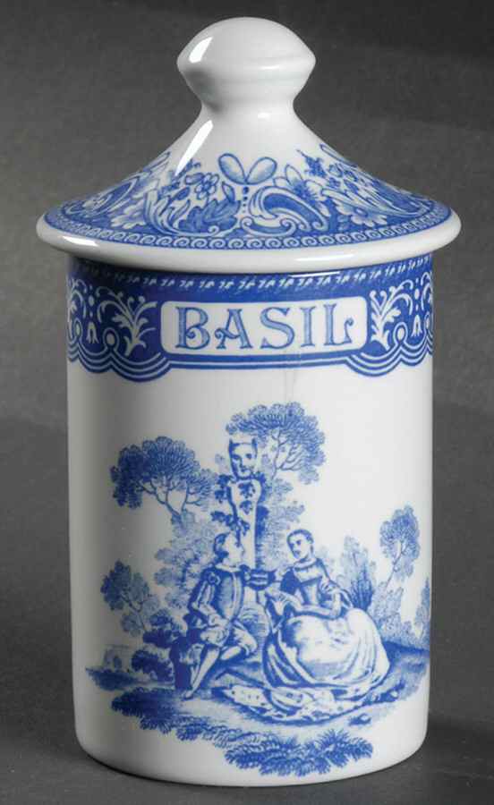 Blue Room Collection Spice Jar Set Individual Jar & Lid by Spode-1