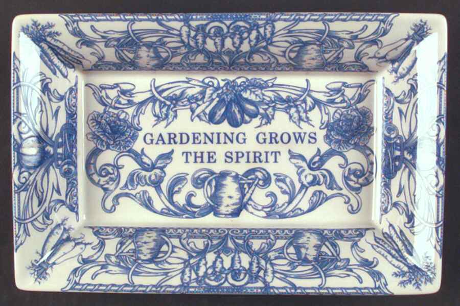 Blue Room Collection Rectangular Tray by Spode-1