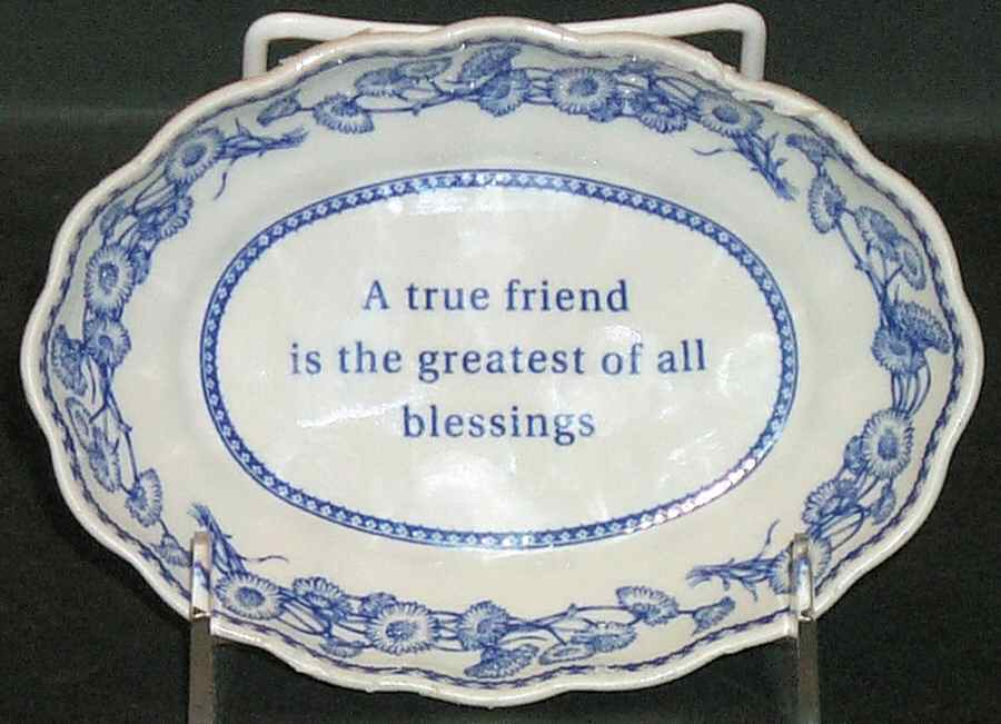 Blue Room Collection 6" Oval Tray by Spode-1