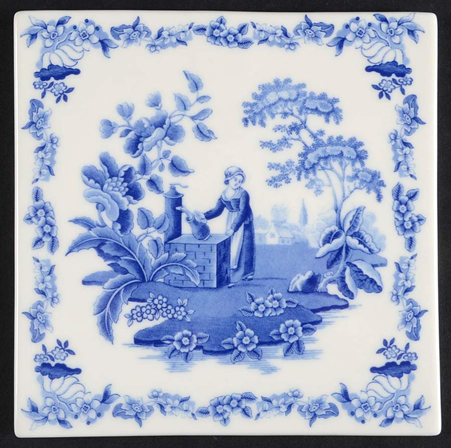 Blue Room Collection Hanging Trivet by Spode-1