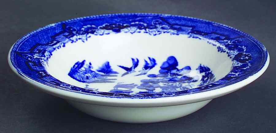 Blue Willow Rim Cereal Bowl by Spode-1