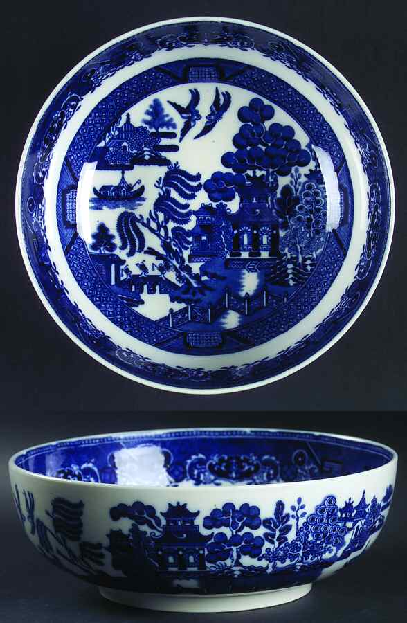 Blue Willow 8" Round Vegetable Bowl by Spode-1