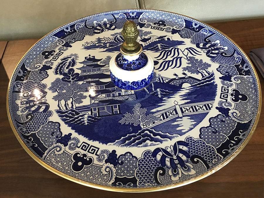 Blue Willow Center Handled Serving Tray by Spode-1
