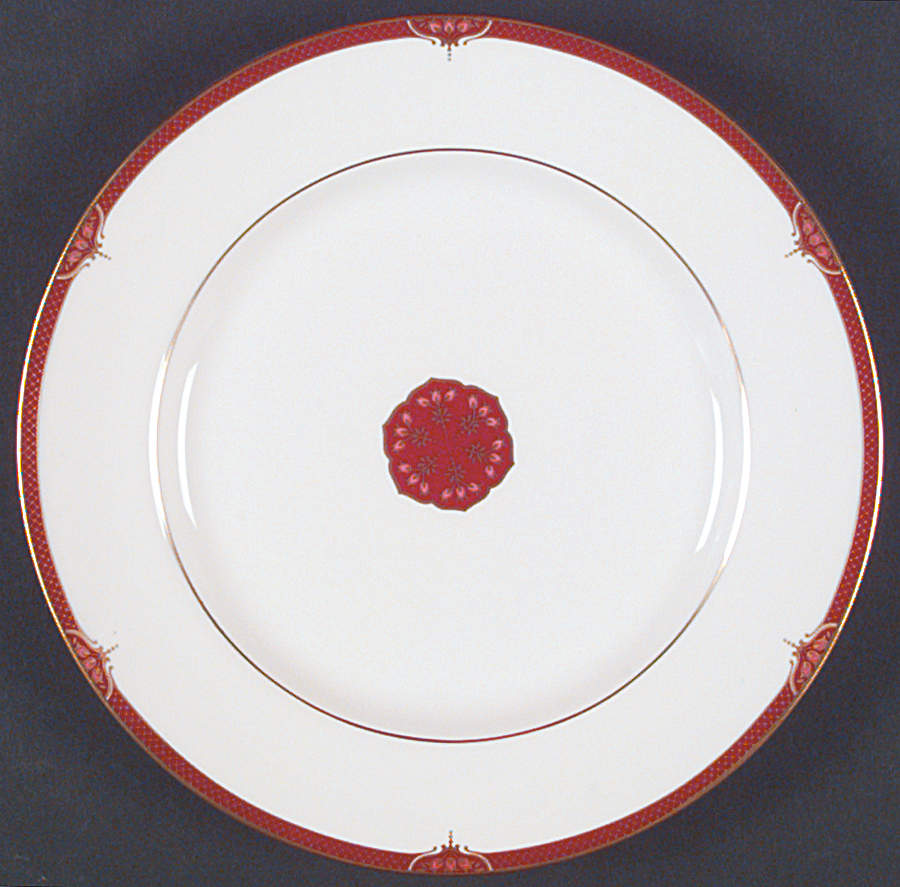 Bordeaux Accent Salad Plate by Spode-1