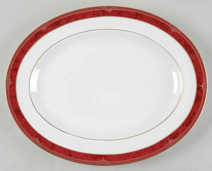 Bordeaux 15" Oval Serving Platter by Spode-1
