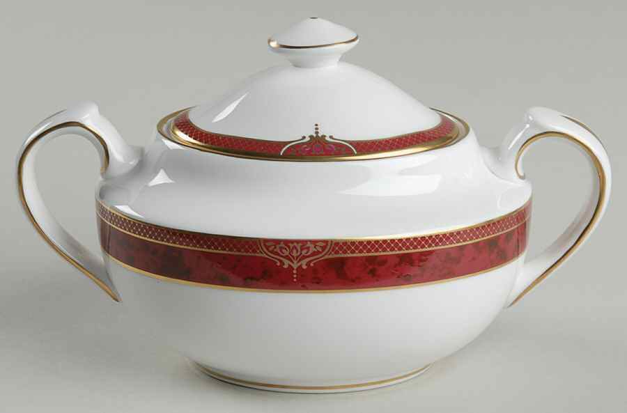 Bordeaux Sugar Bowl & Lid by Spode-1