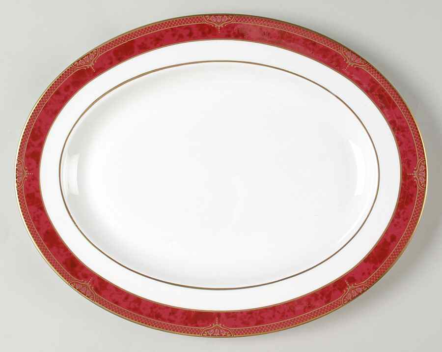 Bordeaux 13" Oval Serving Platter by Spode-1