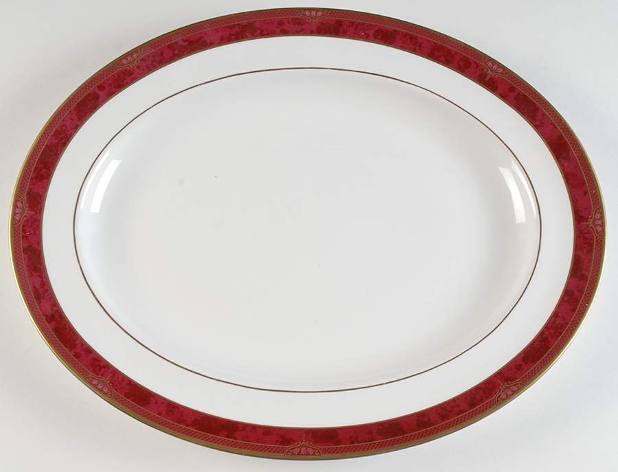 Bordeaux 16" Oval Serving Platter by Spode-1