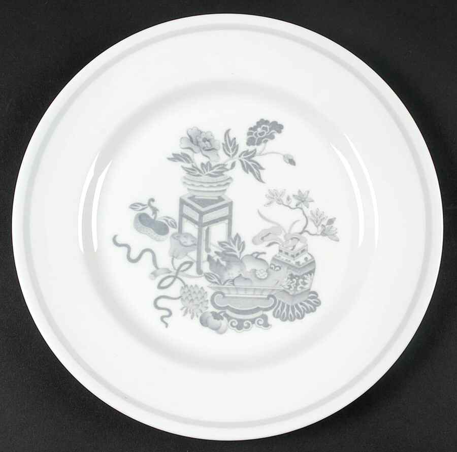 Bowpot Grey Salad Plate by Spode-1