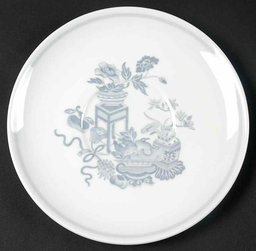 Bowpot Grey Saucer for Cream Soup Bowl by Spode-1
