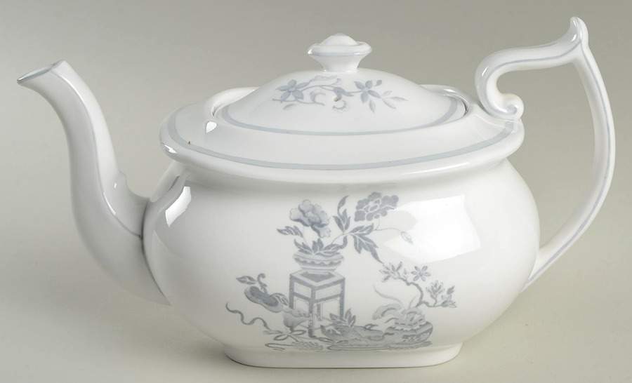 Bowpot Grey Teapot & Lid by Spode-1