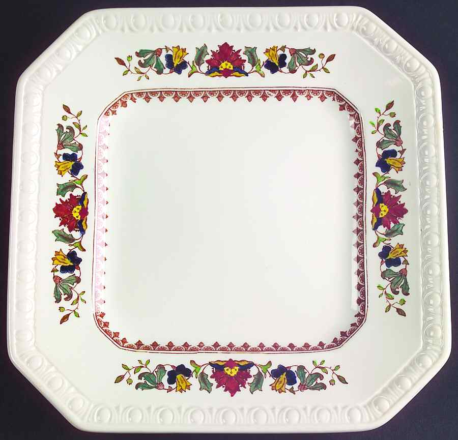 Braganza Square Salad Plate by Spode-1