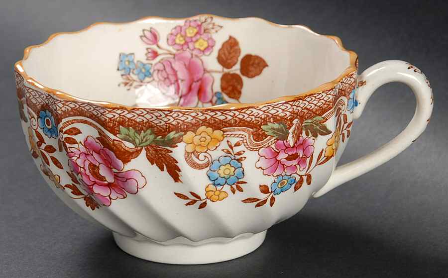 British Flowers Flat Cup by Spode-1