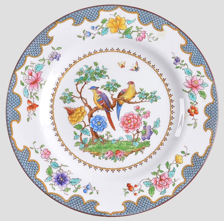 Brompton Blue Salad Plate by Spode-1