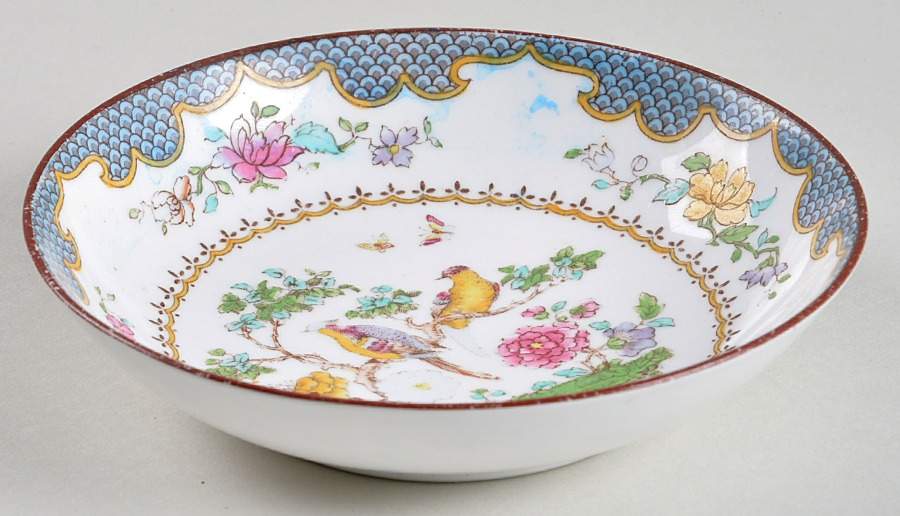 Brompton Blue Fruit/Dessert (Sauce) Bowl by Spode-1