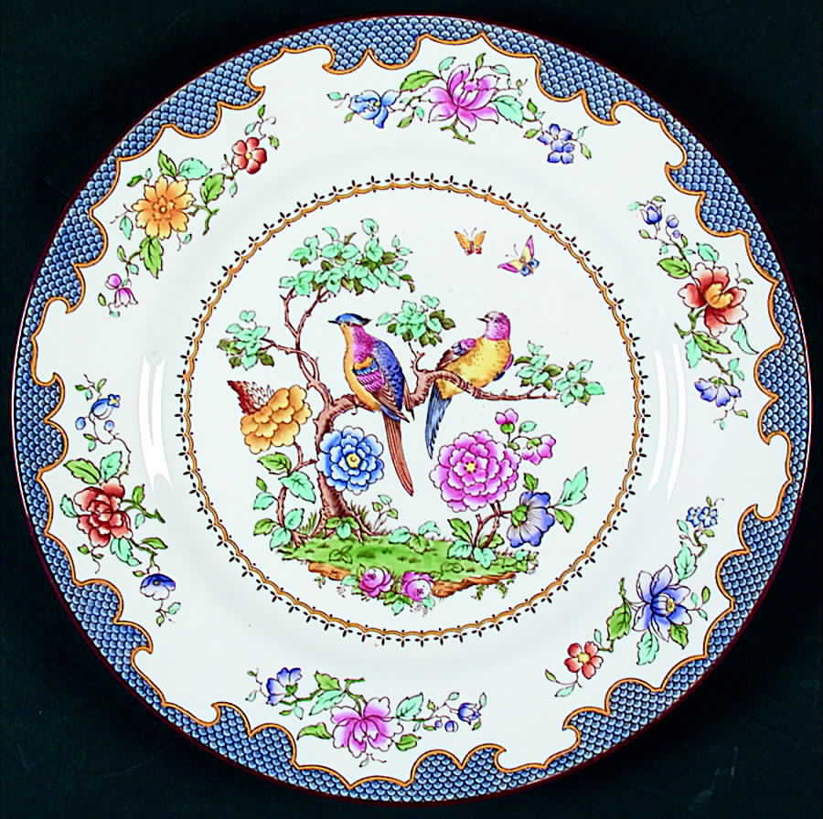 Brompton Blue Dinner Plate by Spode-1