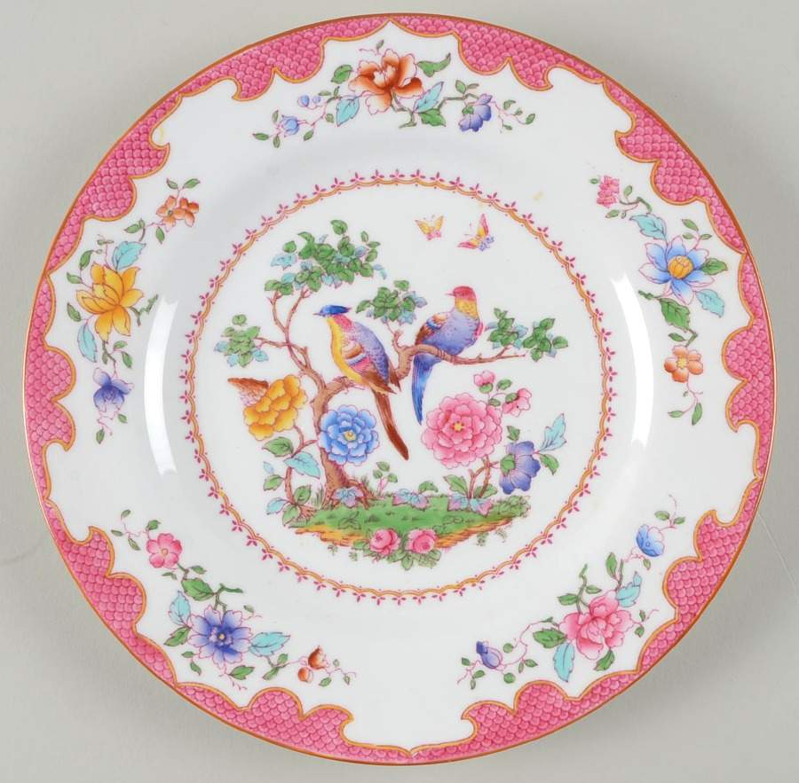 Brompton Pink Luncheon Plate by Spode-1