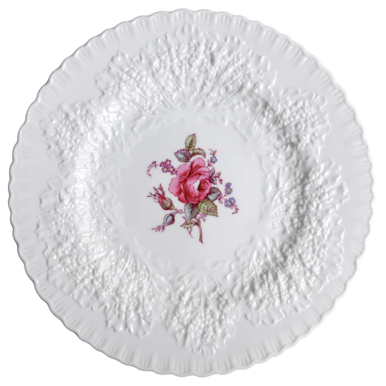 Bridal Rose (No Gold Trim) Luncheon Plate by Spode-1