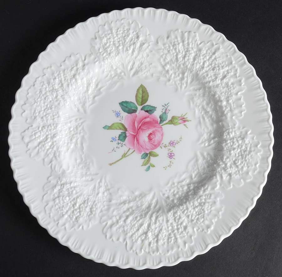 Bridal Rose (No Gold Trim) Dinner Plate by Spode-1