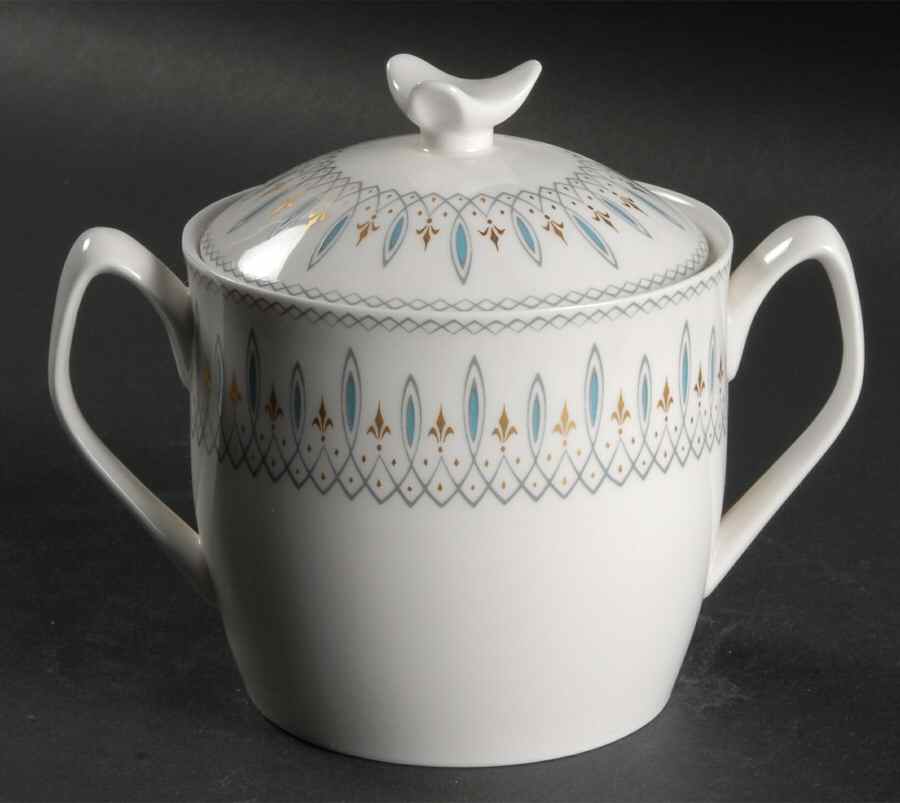 Brussels Sugar Bowl & Lid by Spode-1
