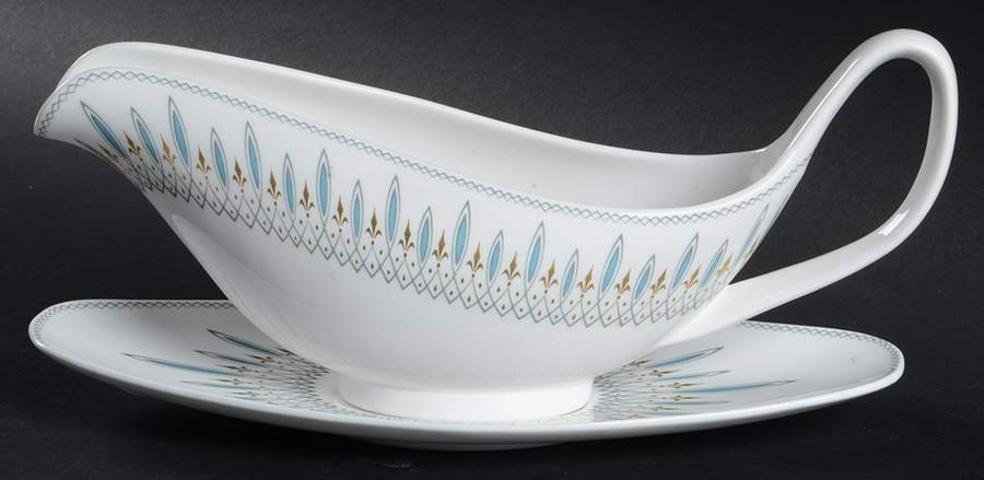 Brussels Gravy Boat & Underplate by Spode-1