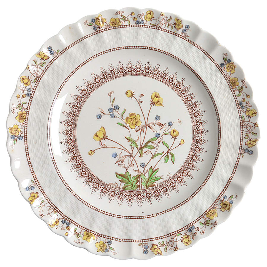 Buttercup (Older Backstamp) Luncheon Plate by Spode-1