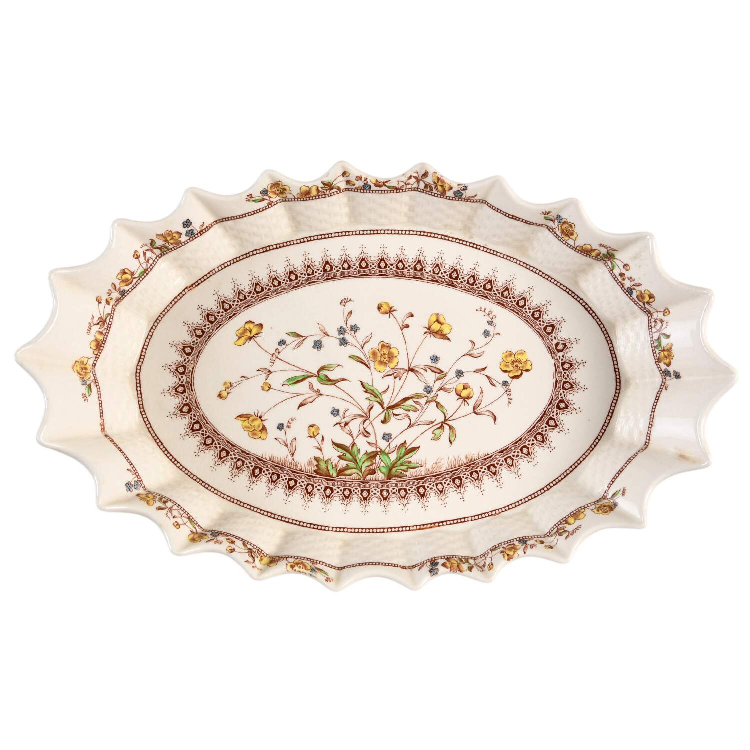 Buttercup (Older Backstamp) Jubilee Platter by Spode-1
