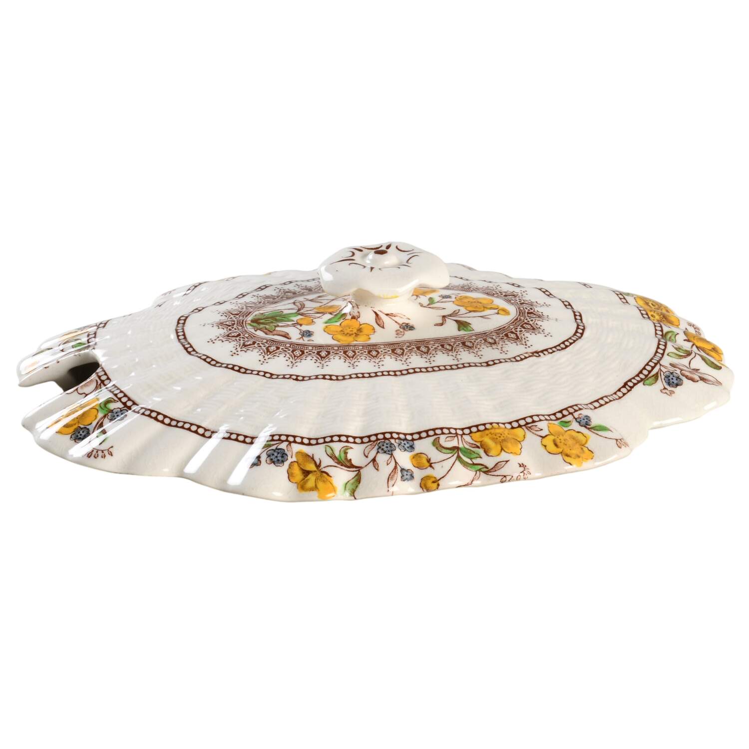 Buttercup (Older Backstamp) Lid for Gravy Boat by Spode-1