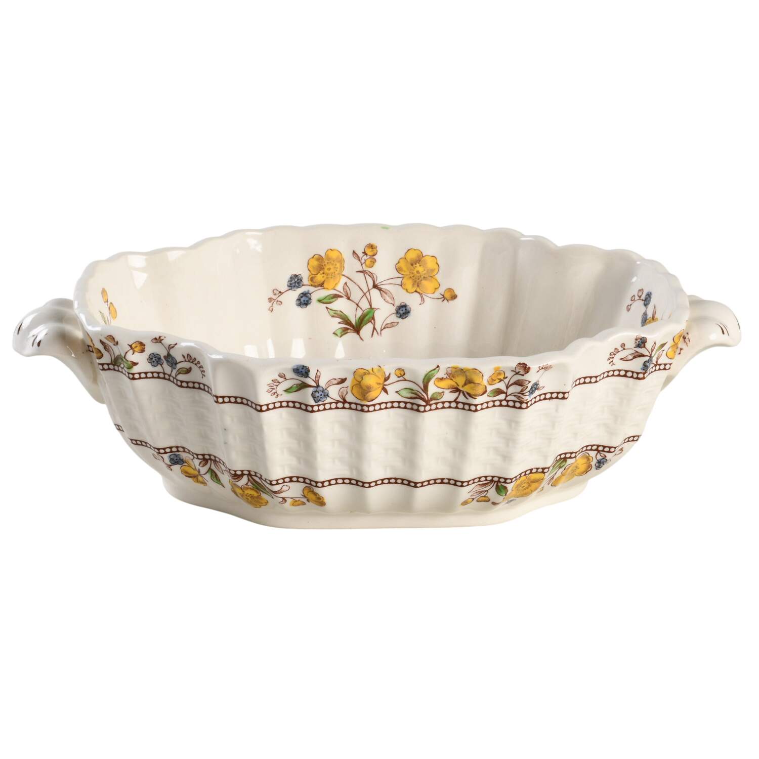 Buttercup (Older Backstamp) Gravy Boat No Lid by Spode-1