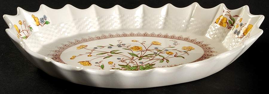 Buttercup (Older Backstamp) Jubilee Platter by Spode-1
