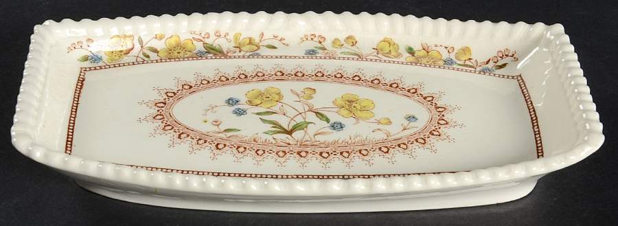 Buttercup (Older Backstamp) 6" Rectangular Tray by Spode-1