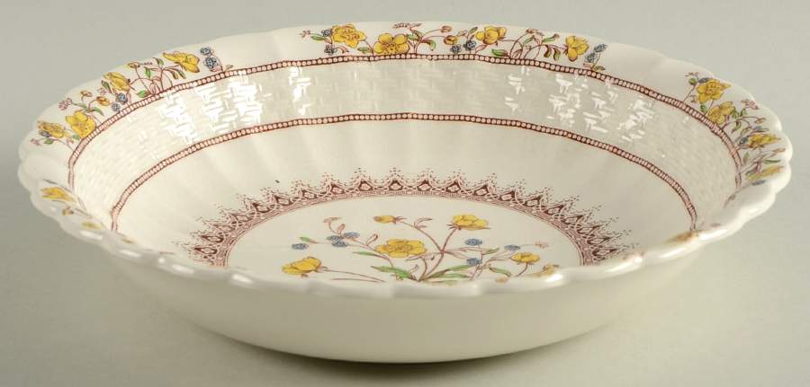 Buttercup (Older Backstamp) Coupe Soup Bowl by Spode-1