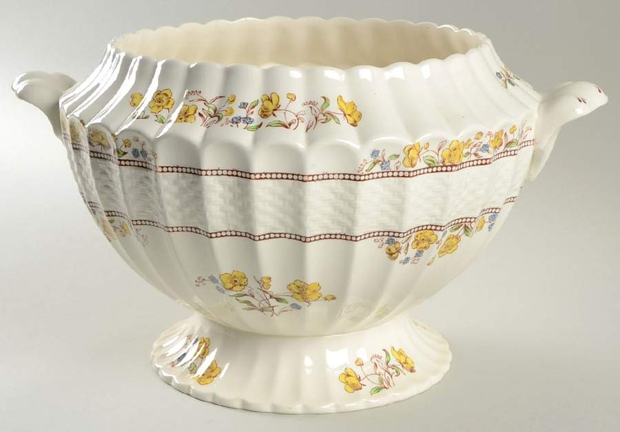 Buttercup (Older Backstamp) Tureen No Lid by Spode-1