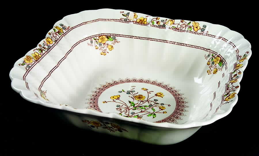 Buttercup (Older Backstamp) 9" Square Vegetable Bowl by Spode-1