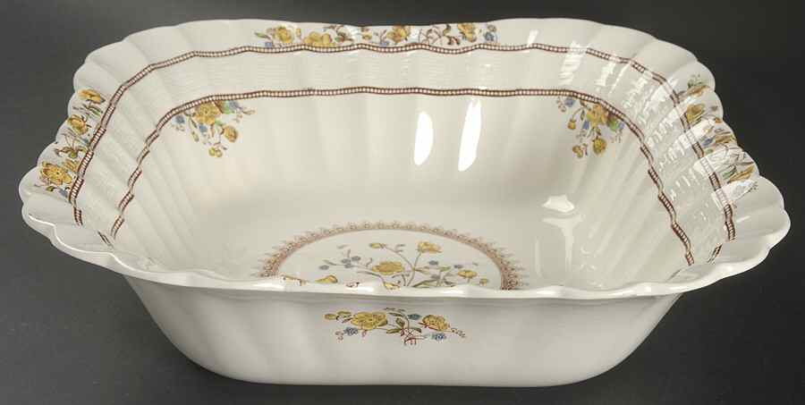 Buttercup (Older Backstamp) 10" Square Vegetable Bowl by Spode-1