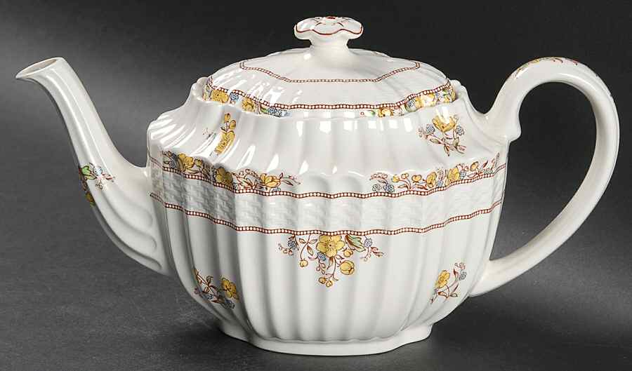 Buttercup (Older Backstamp) Teapot & Lid by Spode-1