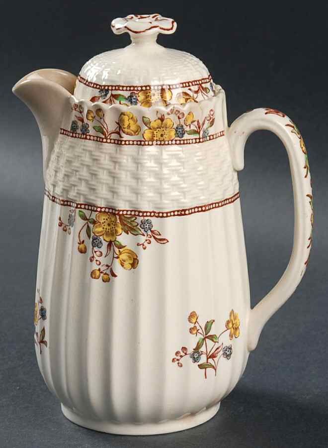 Buttercup (Older Backstamp) Hot Water Jug & Lid by Spode-1